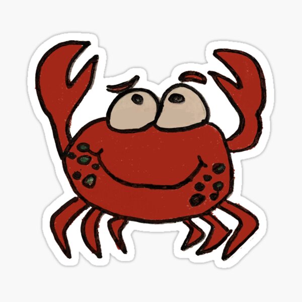 Charlie the Crab Sticker