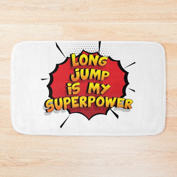 Item preview, Long Jump is my Superpower Funny Design Long Jump Gift designed and sold by Custom365.