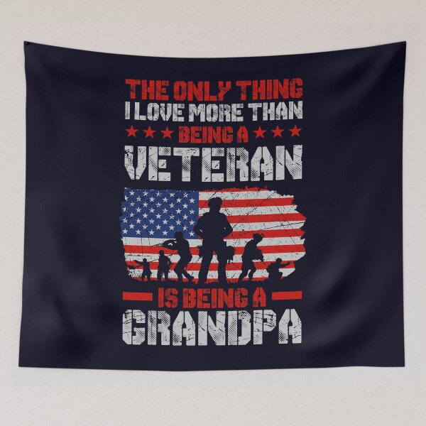 Item preview, I love more than being a Veteran is being a Grandpa designed and sold by mmos.