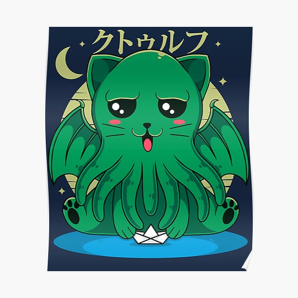 Chibi Cthulhu Posters Redbubble