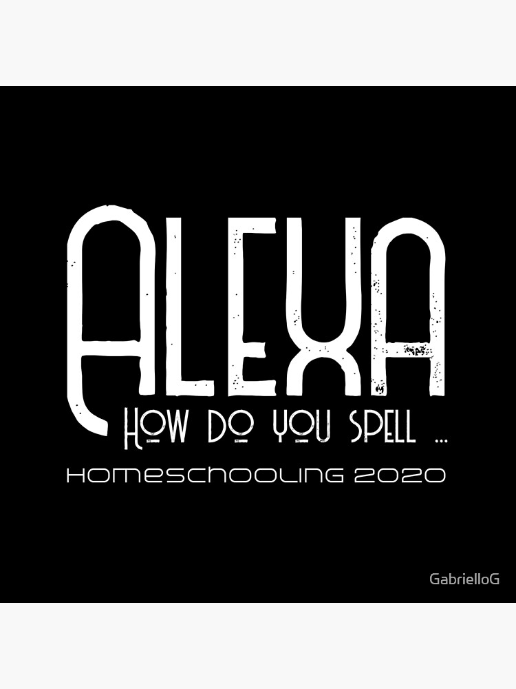 "Alexa how Do You Spell" Throw Pillow by GabrielloG Redbubble