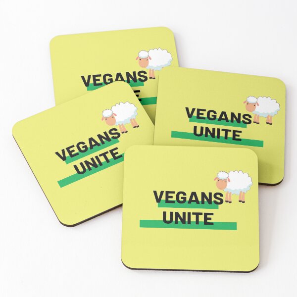 Item preview, Vegans unite 3 designed and sold by VeganChica.