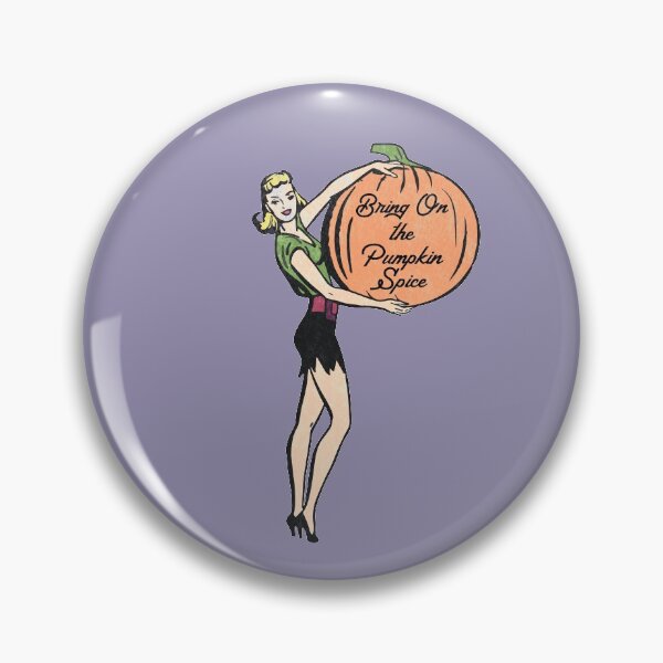 Item preview, Pumpkin Spice In Retro Style designed and sold by SharksOnShore.