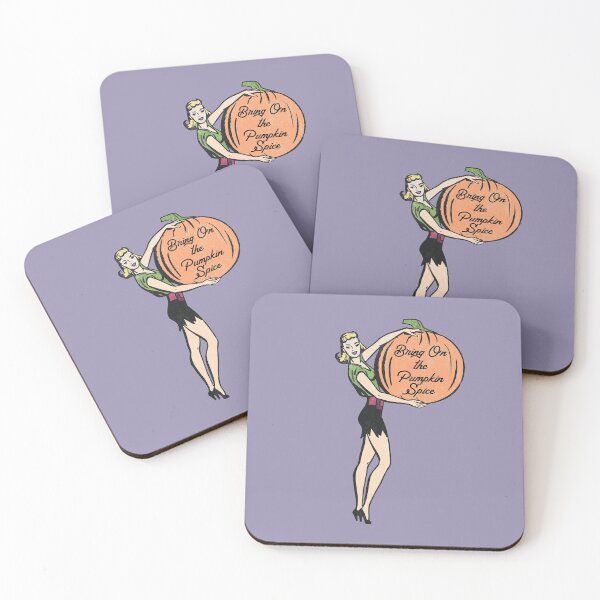 Item preview, Pumpkin Spice In Retro Style designed and sold by SharksOnShore.