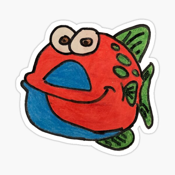Doug the Fish Sticker