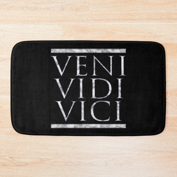 Item preview, Veni Vidi Vici, Roman Latin Quote Julius Caesar in Marble designed and sold by SolarCross.