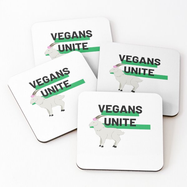 Item preview, Vegans unite 4 designed and sold by VeganChica.