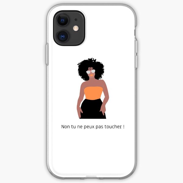 Don't touch my hair! iPhone Soft Case