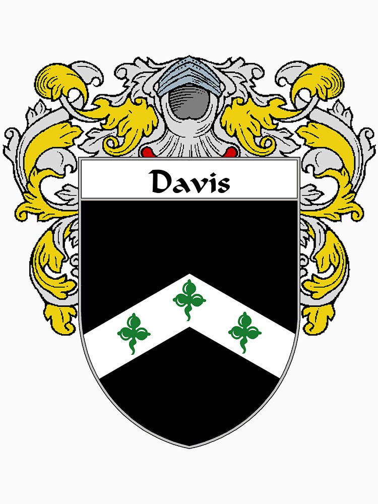 "Davis Coat of Arms/Family Crest" Tshirt for Sale by IrishArms