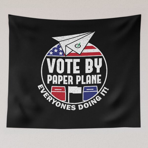 Item preview, Vote By Mail Paper Plane Airplane designed and sold by d247.