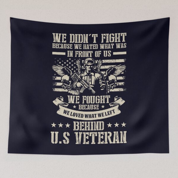 Item preview, We fought because we loved what we left behind US Veteran designed and sold by mmos.