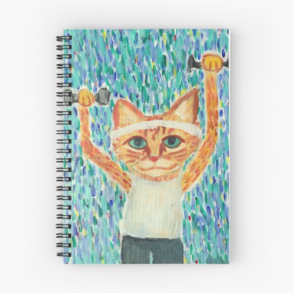 Item preview, Workout Kitty designed and sold by Hilladakilla.