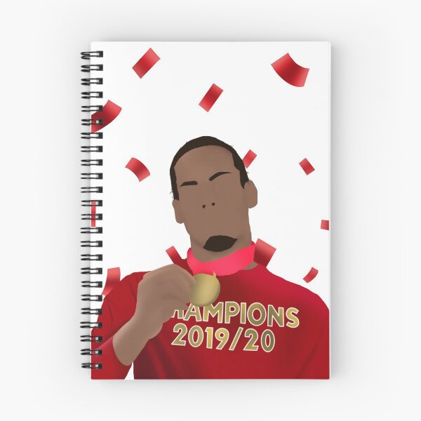 Item preview, Virgil van Dijk Champions Illustration w/ Confetti designed and sold by footballx.