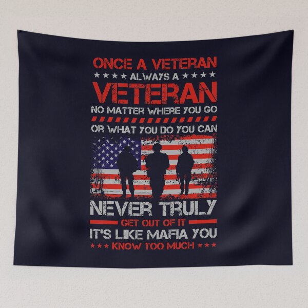 Item preview, Once a Veteran always a Veteran designed and sold by mmos.