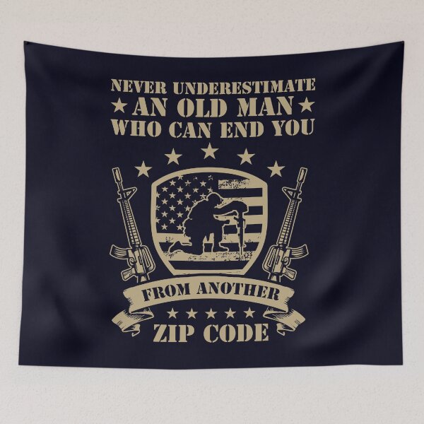 Item preview, An Old Man who can End you from Another ZIP CODE Veteran  designed and sold by mmos.