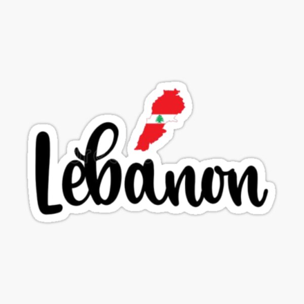 "Lebanon " Sticker by CraftyCreative2 Redbubble