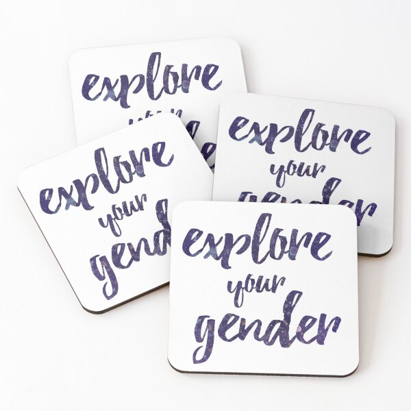 Item preview, explore your gender script text designed and sold by only-two.