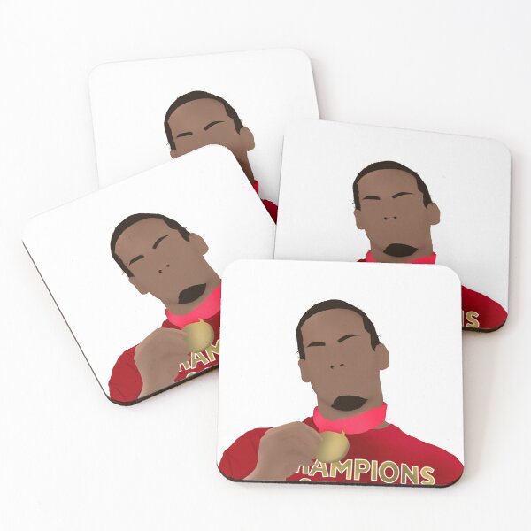 Item preview, Virgil van Dijk Champions Illustration w/o Confetti designed and sold by footballx.