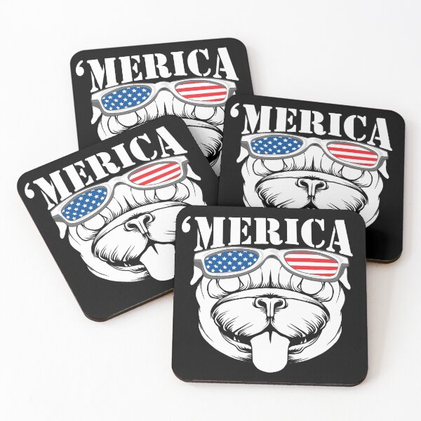 Item preview, 4th Of July Pug Merica designed and sold by Art-Max.