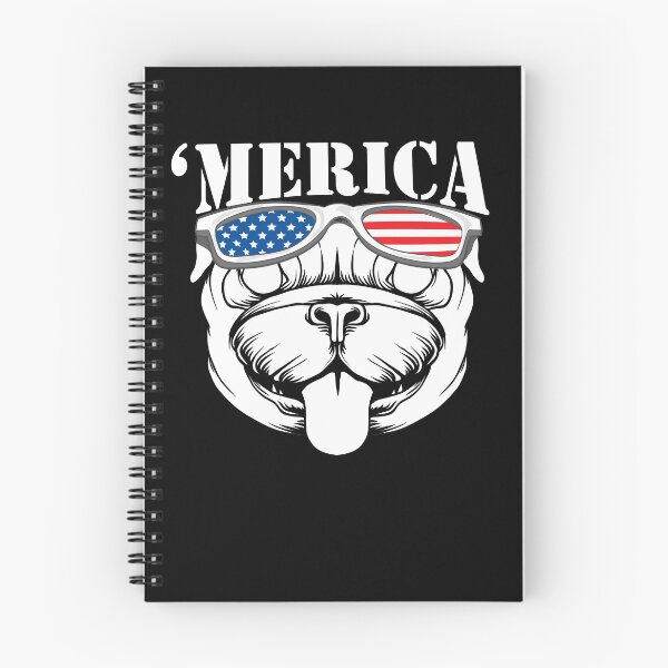 Item preview, 4th Of July Pug Merica designed and sold by Art-Max.