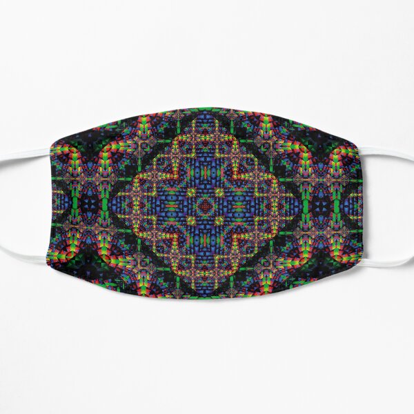 jungle vibes in a psychedelic kaleidoscope Mask