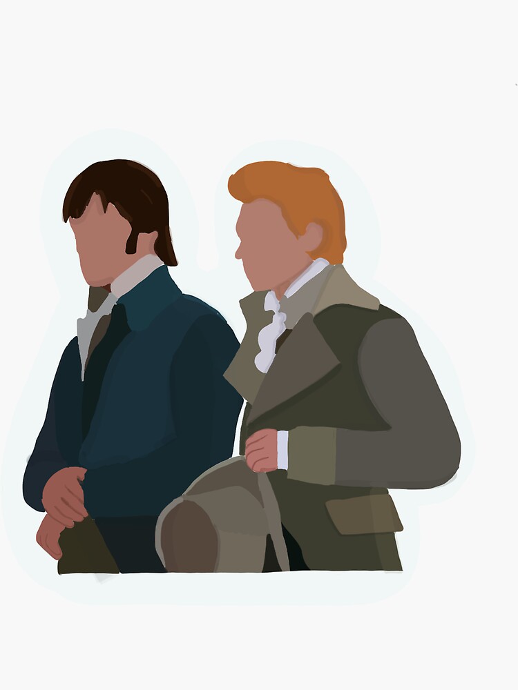 "Darcy & Bingley" Sticker by quirksofjess Redbubble