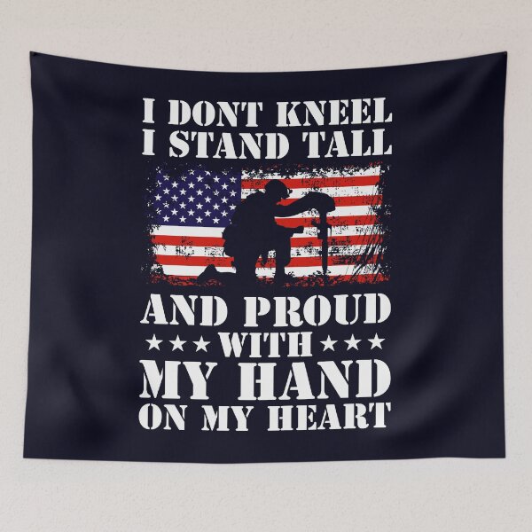 Item preview, Veteran Proud with my hand on My Heart designed and sold by mmos.