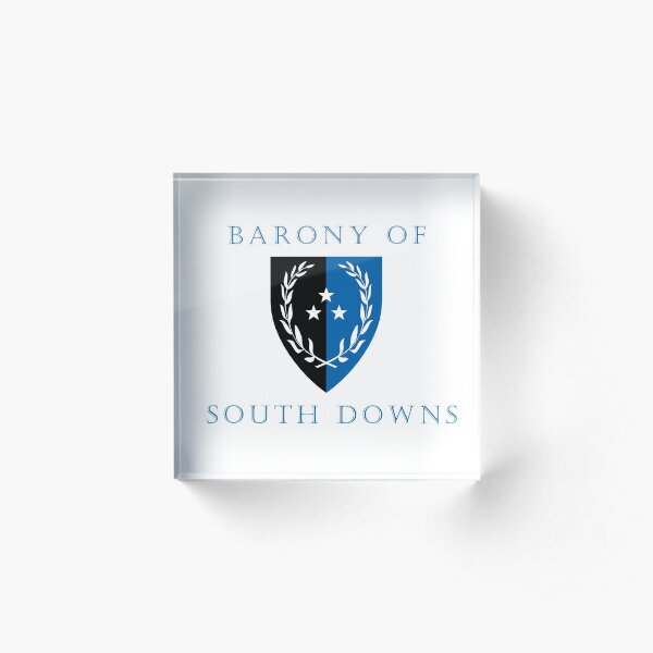 Barony of South Downs Acrylic Block