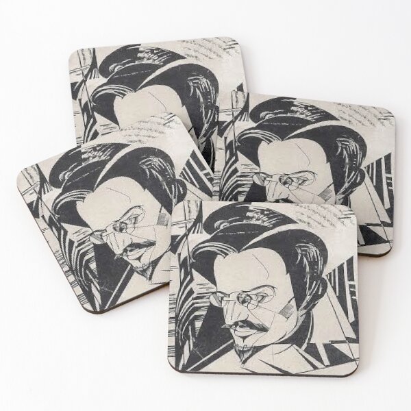 Item preview, Leon Trotsky Cubo Futurist Art Design designed and sold by laika-theory.
