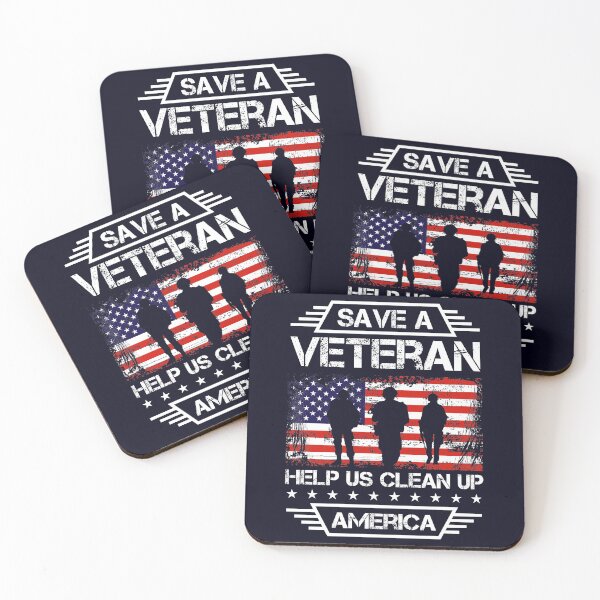 Item preview, Save a Veteran help us clean up America Flag Soldiers designed and sold by mmos.