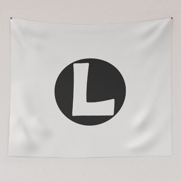 Item preview, letter l white designed and sold by ZiphGames.