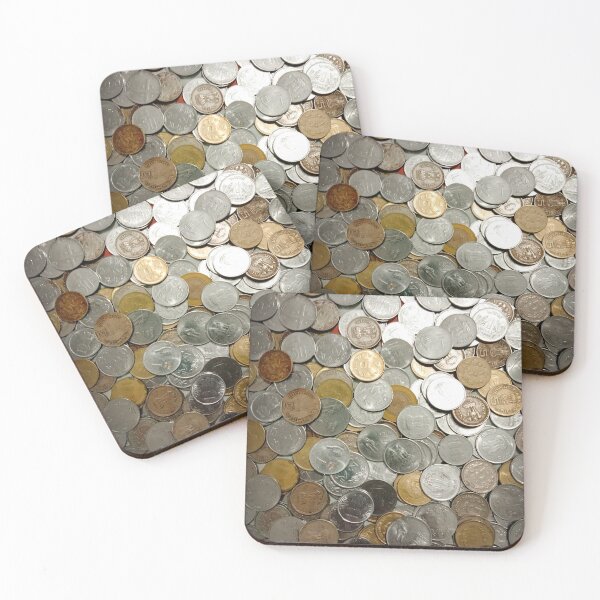 Item preview, Silver and gold colored Coin design designed and sold by Ryzas-designs.