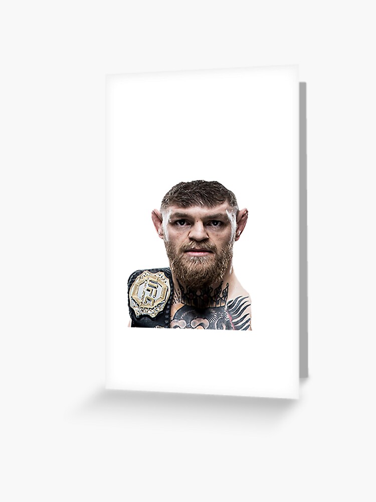 Conor Mcgregor Hat Ufc Abgenutzt Grusskarte Von Scuffedmma Redbubble