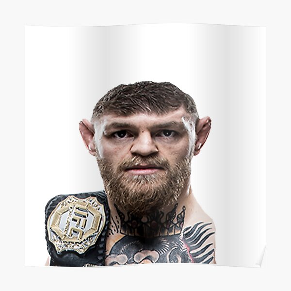 "Conor McGregor Scuffed UFC" Poster By ScuffedMMA | Redbubble