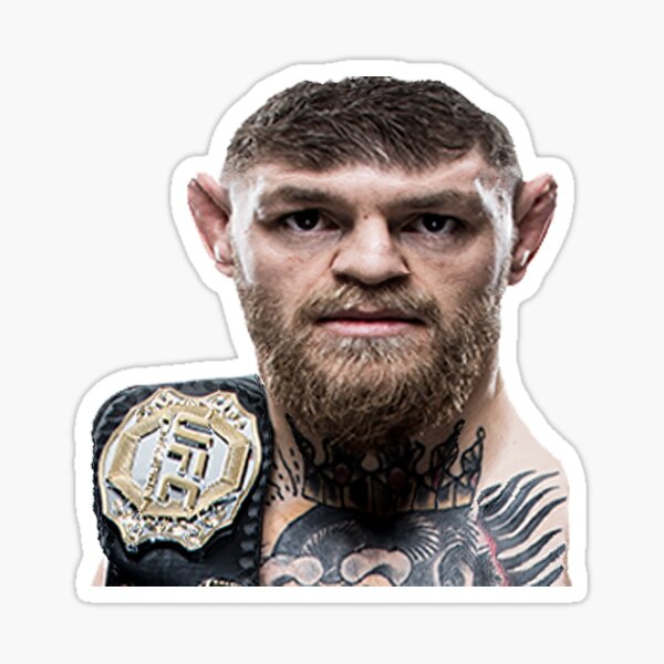 "Conor McGregor Scuffed UFC" Sticker For Sale By ScuffedMMA | Redbubble