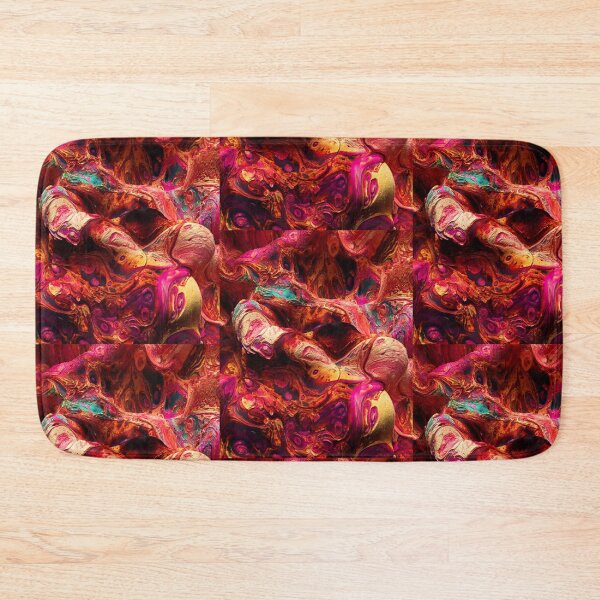 Item preview, Psychedelic Red Abstract, 3D Paint Geometric Design designed and sold by K. Scott  Teeters.