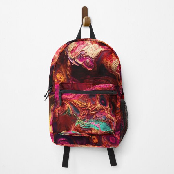 Item preview, Psychedelic Red Abstract, 3D Paint Geometric Design designed and sold by K. Scott  Teeters.