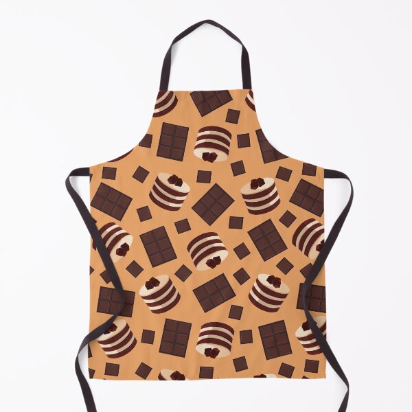 Item preview, Chocolate cake pattern with chocolate slices designed and sold by GulArt.
