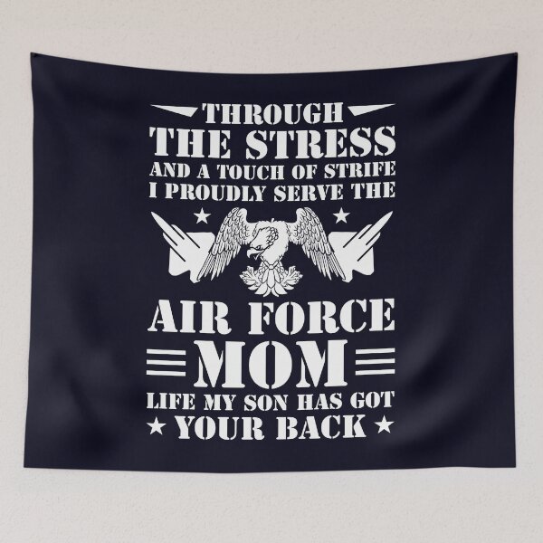Item preview, I proudly servce the Air Force Life my Son has got your back Veteran Mom designed and sold by mmos.