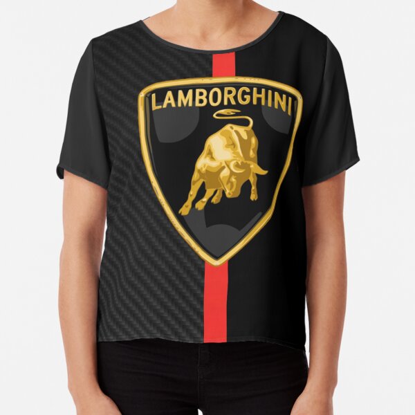 Lamborghini Red Line Chiffon Top