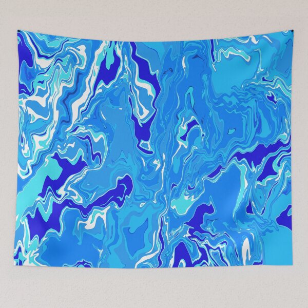 Item preview, Shades of Blue Marble Design designed and sold by Orchyd.