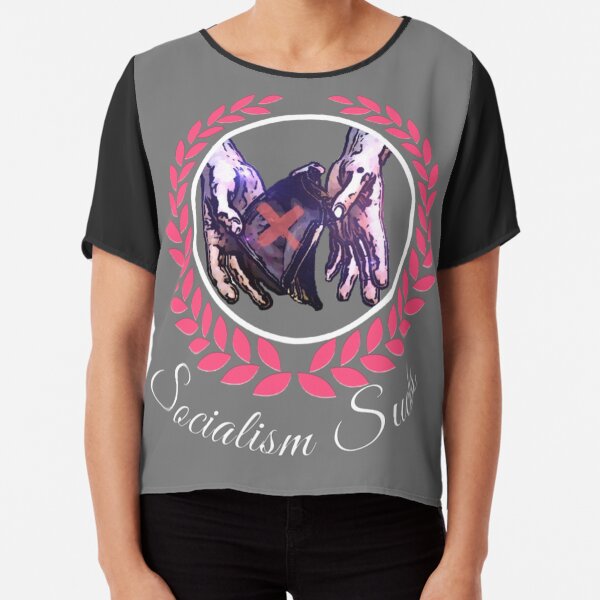 Socialism Sucks Chiffon Top