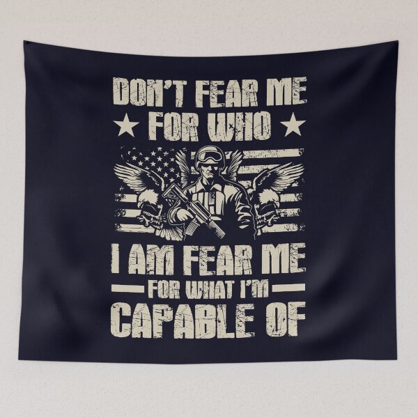 Item preview, Veteran I'm fear me for what I'm capable of designed and sold by mmos.