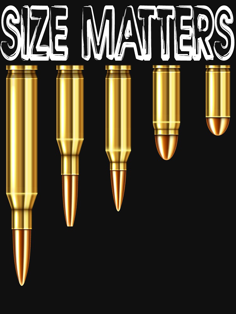 size matters bullet shirt