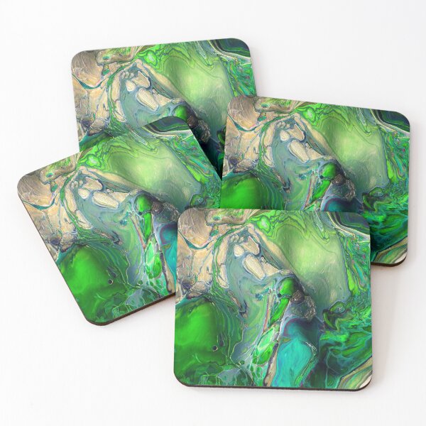 Item preview,  Psychedelic Liquid Green Abstract, Geometric Design designed and sold by K. Scott  Teeters.