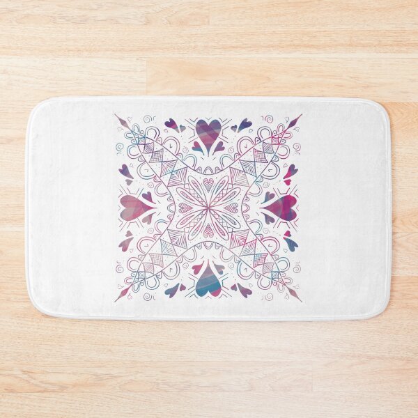 Item preview, Hearts Mandala designed and sold by Nathalie Aynié.