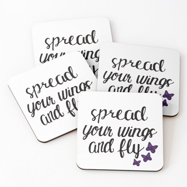 Item preview, Spread Your Wings and Fly with Butterflies designed and sold by Madison Daly Art.
