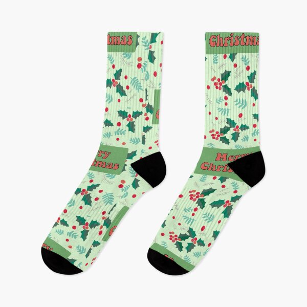 Item preview, Groovy Aesthetic Holly Merry Christmas designed and sold by CaitlinCerys.