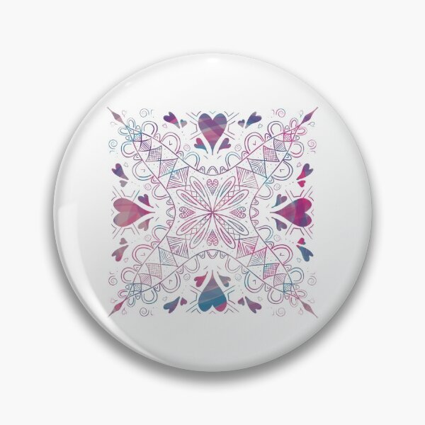Item preview, Hearts Mandala designed and sold by Nathalie Aynié.