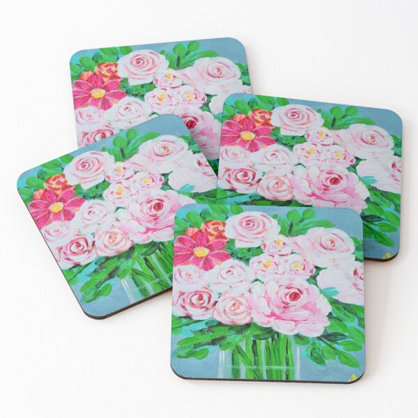 Item preview, fresh spring  flowers painting designed and sold by Fiveladiesart.